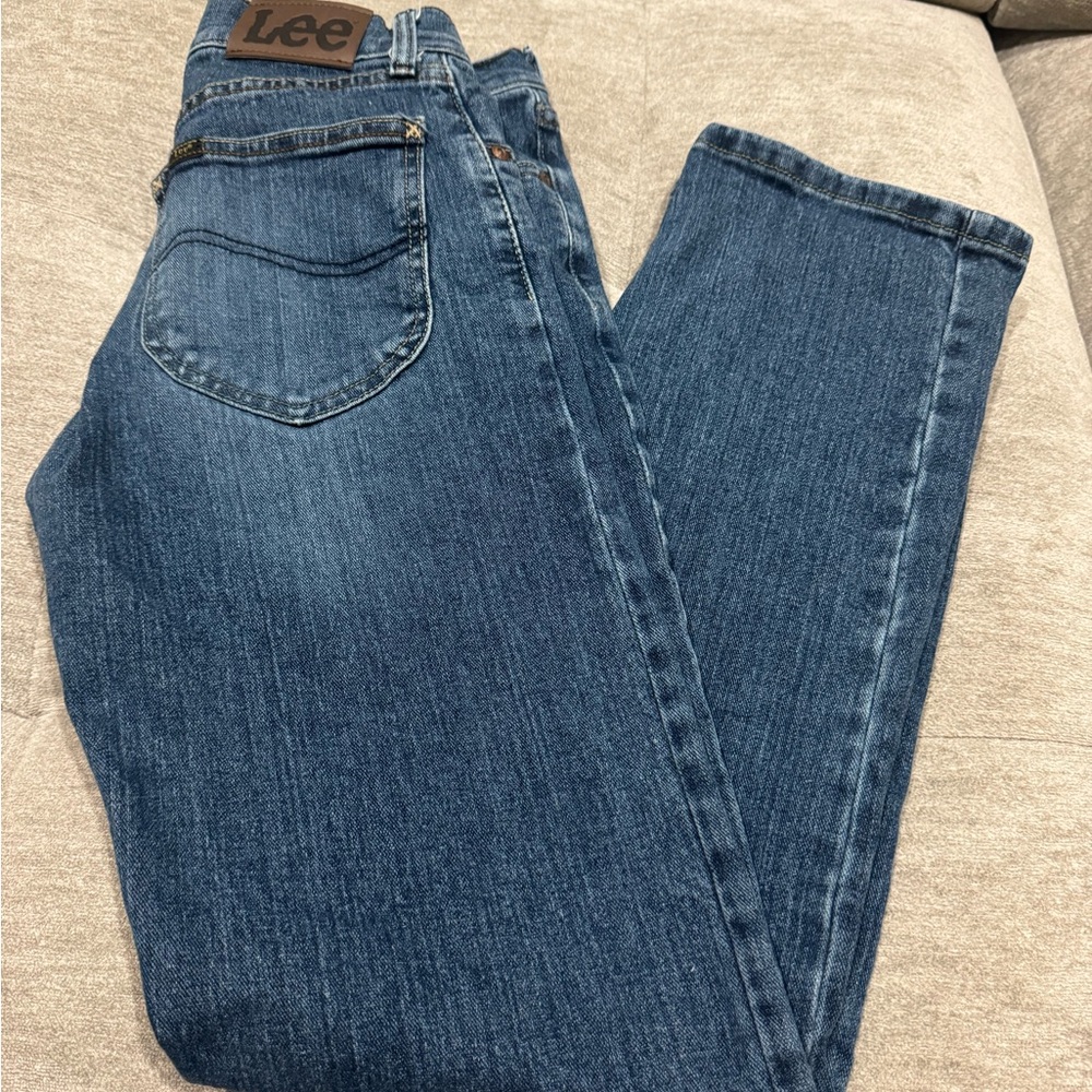 Lee Men's Slim Straight Blue Jeans